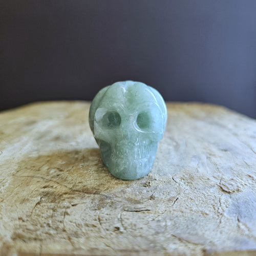 Aventurine Apparition | Pumpkin Skull