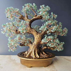 Aventurine Crystal Bonsai | Tree Of Good Fortune