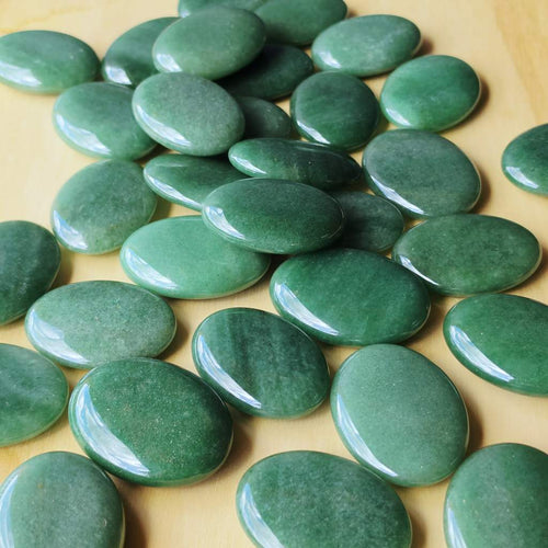 Aventurine Palm Stone | Activate Abundance