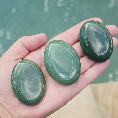 Aventurine Palm Stone | Activate Abundance