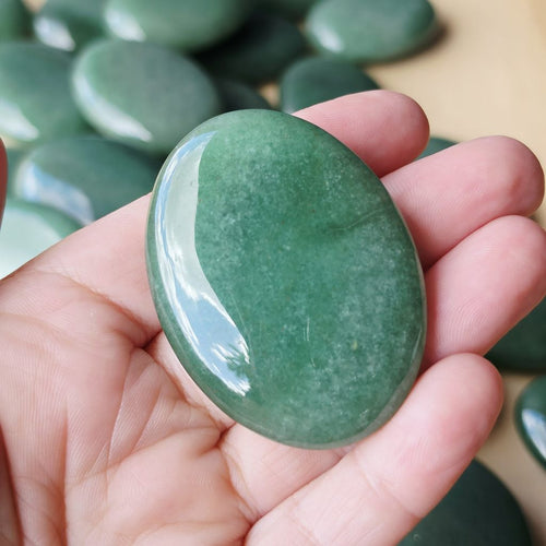 Aventurine Palm Stone | Activate Abundance