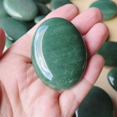 Aventurine Palm Stone | Activate Abundance