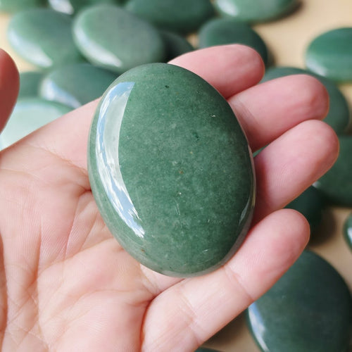 Aventurine Palm Stone | Activate Abundance