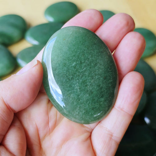 Aventurine Palm Stone | Activate Abundance