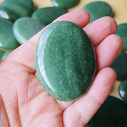 Aventurine Palm Stone | Activate Abundance