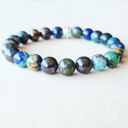 Azurite & Malachite With Chrysocolla Bracelet | Earth Resonance