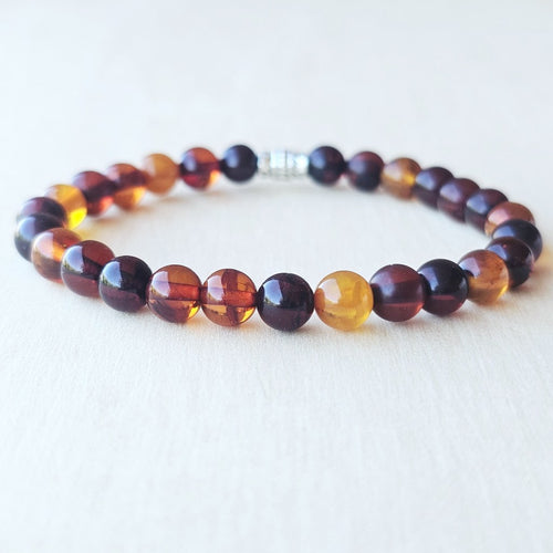 Baltic Amber Bracelet | Ancient Ember Flame