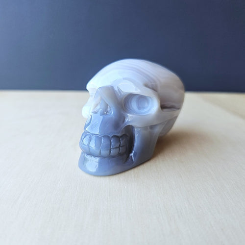 Banded Agate Skull | The Hidden Chamber Guardian