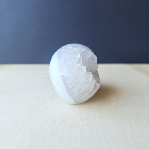 Banded Agate Skull | The Hidden Chamber Guardian