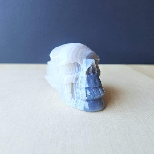 Banded Agate Skull | The Hidden Chamber Guardian