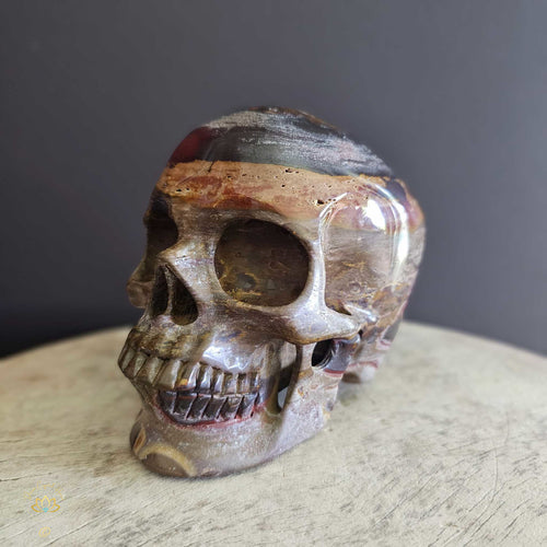 Banded Iron Jasper Skull | Guardian of the Inner Realm