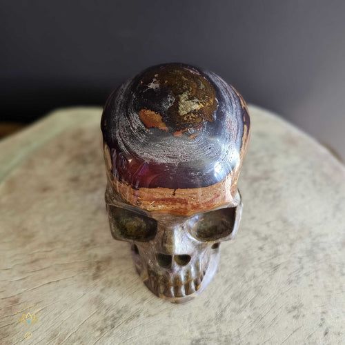 Banded Iron Jasper Skull | Guardian of the Inner Realm
