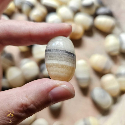 Banded Zebra Calcite Tumbled Stones