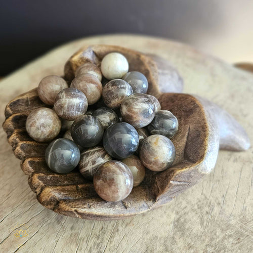 Black Moonstone Mini Spheres