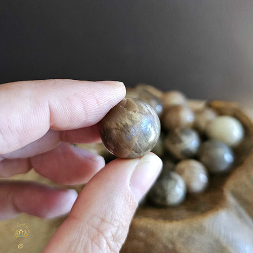 Black Moonstone Mini Spheres