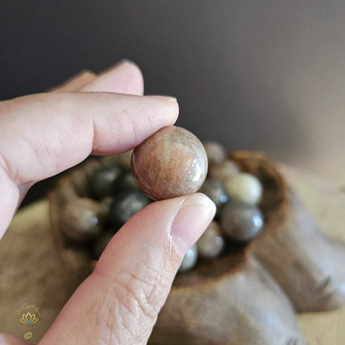 Black Moonstone Mini Spheres