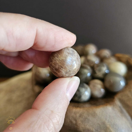 Black Moonstone Mini Spheres