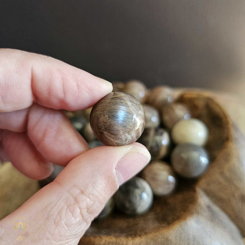 Black Moonstone Mini Spheres