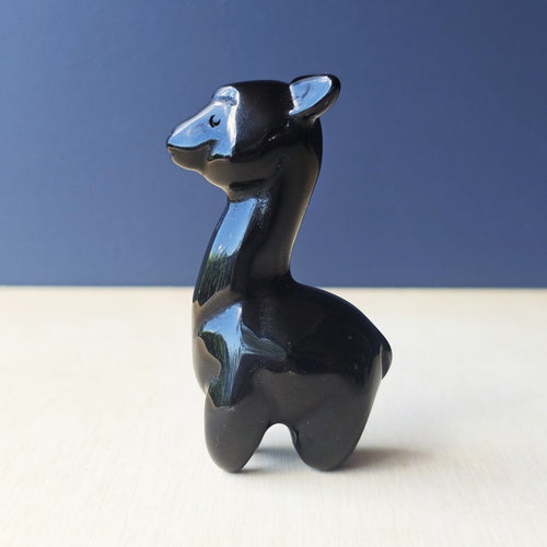 Black Obsidian Alpaca | Stormy Fleece