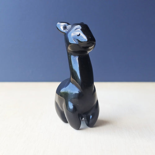 Black Obsidian Alpaca | Stormy Fleece