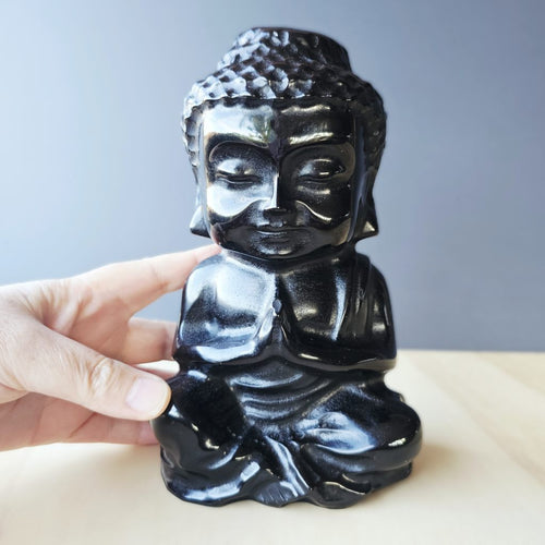 Black Obsidian Buddha | 2.5kgs