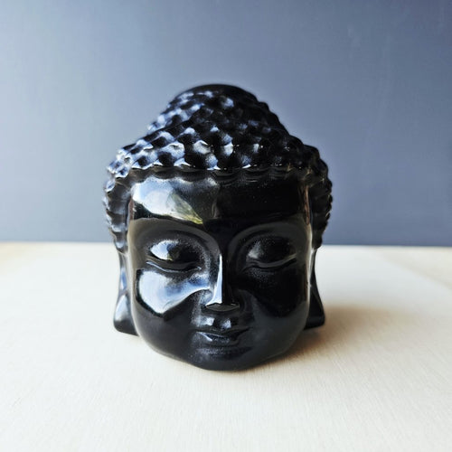 Black Obsidian | Buddha Heads