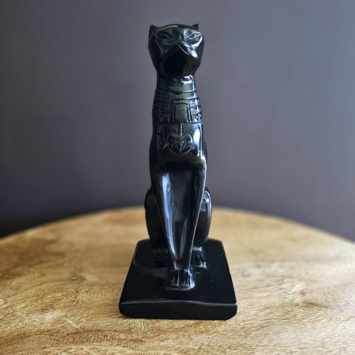 Black Obsidian Egyptian Cat