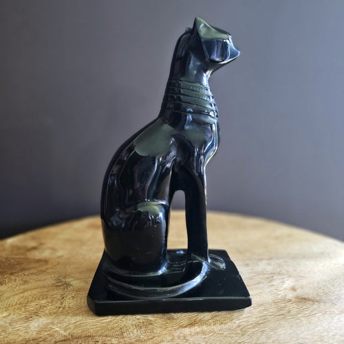 Black Obsidian Egyptian Cat