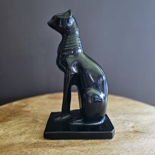 Black Obsidian Egyptian Cat