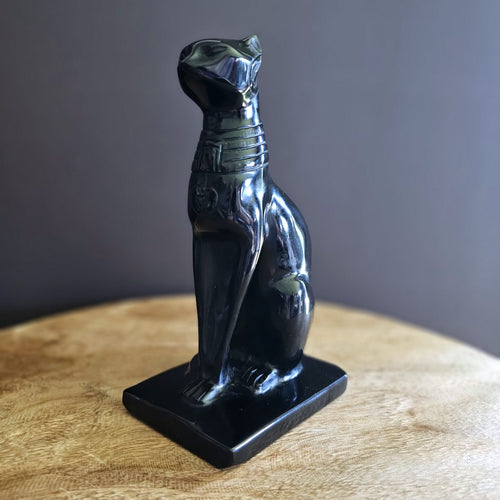 Black Obsidian Egyptian Cat