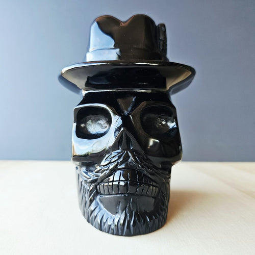 Black Obsidian Explorer Skull | Man Of Mystery