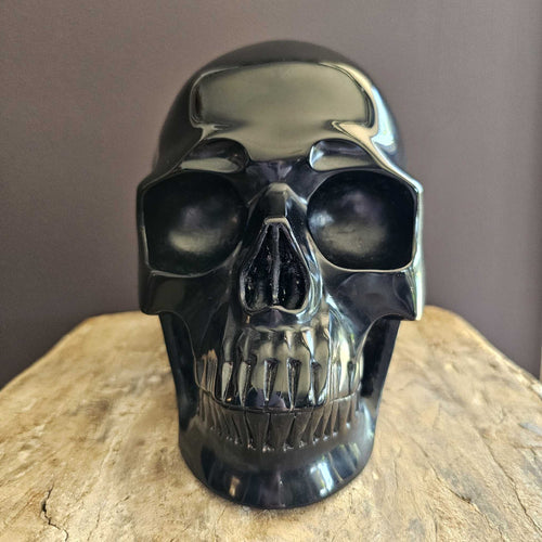 Black Obsidian Goliath Skull | Guardian of Mysteries