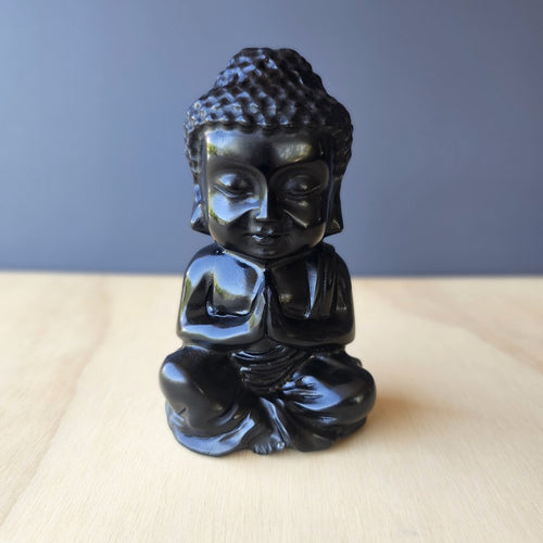 Black Obsidian Large Buddha