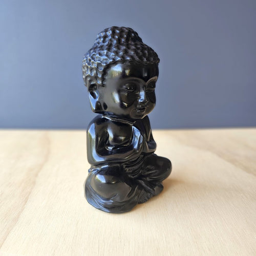 Black Obsidian Large Buddha