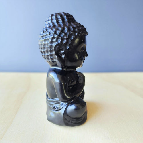 Black Obsidian Large Buddha