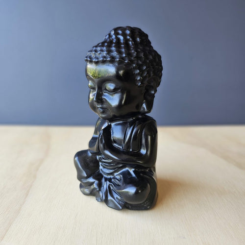 Black Obsidian Large Buddha