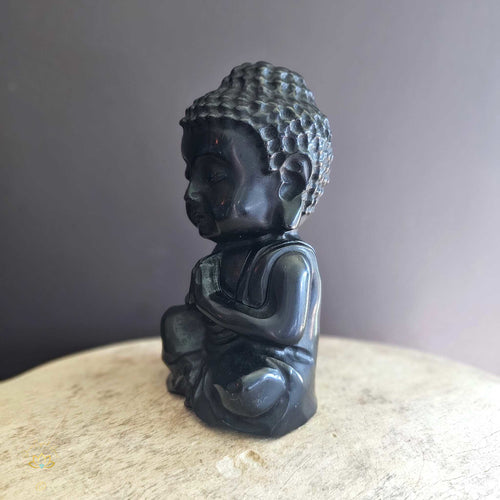 Black Obsidian Large Buddhas