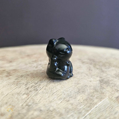 Black Obsidian Lucky Cats