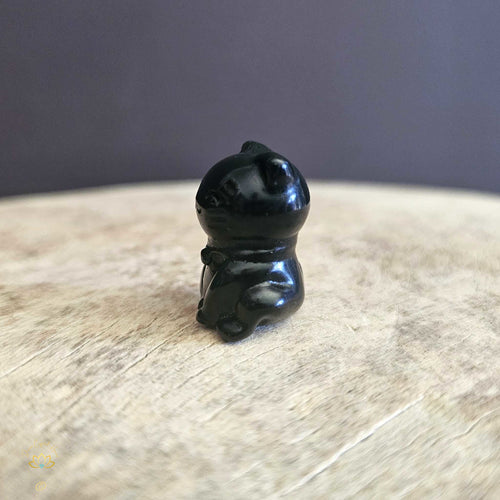 Black Obsidian Lucky Cats