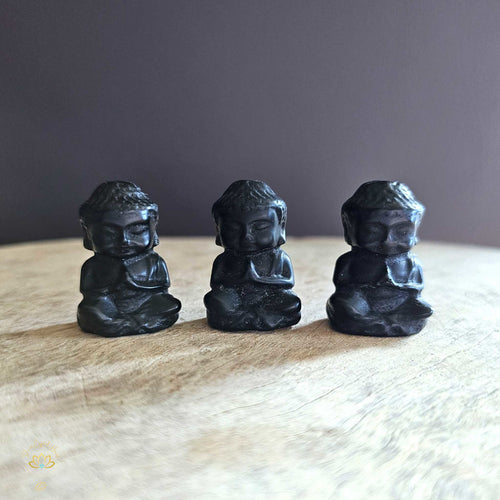 Black Obsidian Mini Buddhas