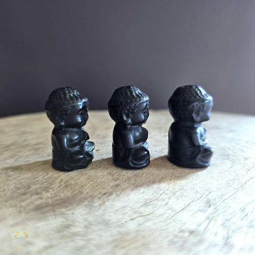 Black Obsidian Mini Buddhas