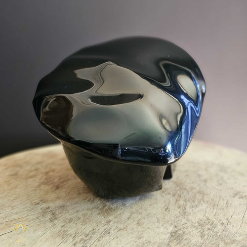 Black Obsidian Skull | Guardian of Self Reflection