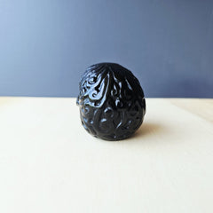Black Obsidian Skulls | The Ancestral Etched Guardian