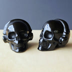 Black Obsidian Skulls With Headphones | Dead To The Noise