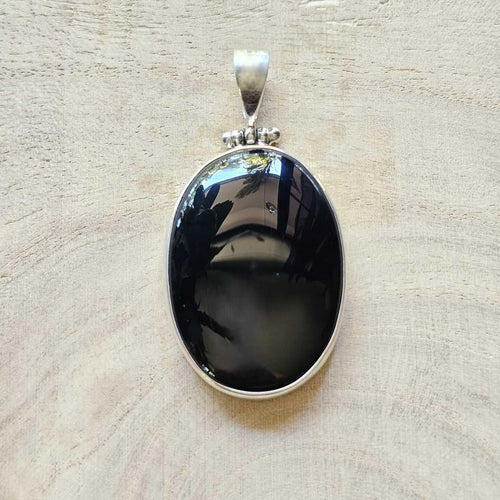 Black Onyx Pendant | Mystic Elegance