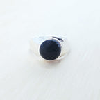 Black Onyx Ring | Shadow Sovereign