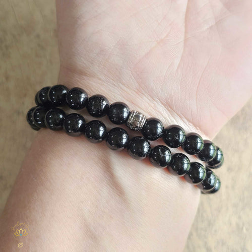 Black Tourmaline Bracelet | 8mm Beads