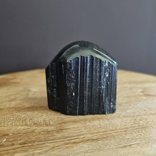 Black Tourmaline | Semi-Polished 533gms