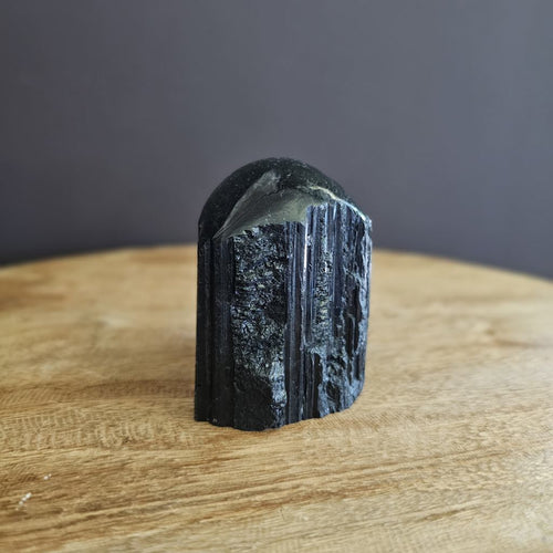 Black Tourmaline | Semi-Polished 533gms