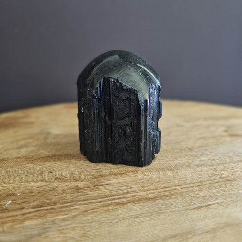 Black Tourmaline | Semi-Polished 533gms